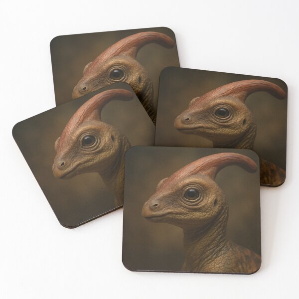 Item preview, Cute Baby Parasaurolophus Portrait designed and sold by SassyArtistry.