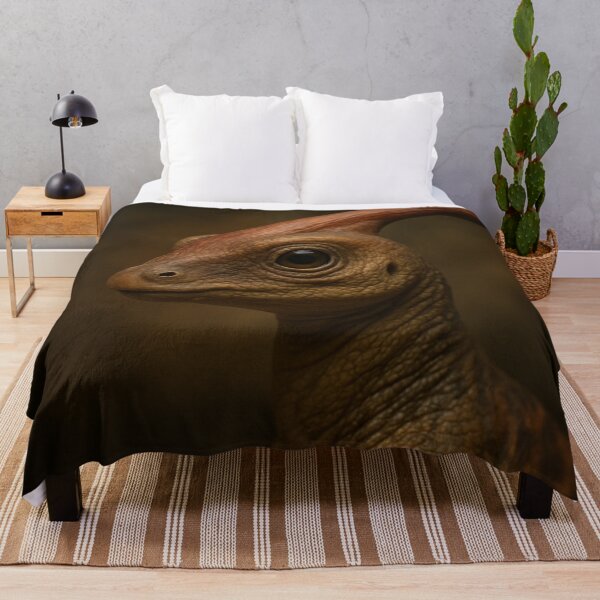 Item preview, Cute Baby Parasaurolophus Portrait designed and sold by SassyArtistry.