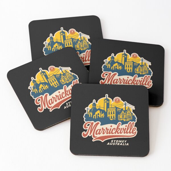 Item preview, Marrickville Vintage Skyline Script designed and sold by Boogosh.