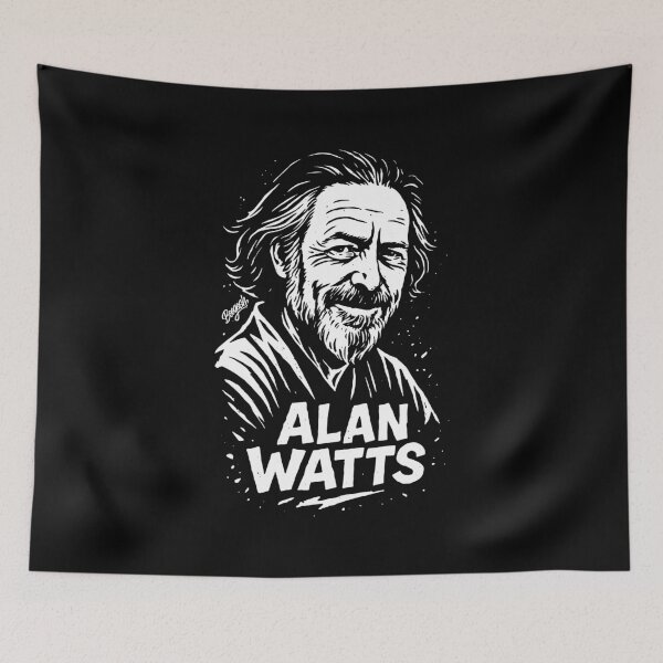 Item preview, Allan Watts Spiritual Freethinker designed and sold by Boogosh.