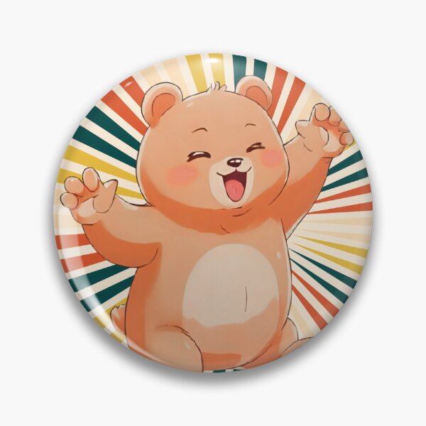 Item preview, Happy Cheerful Cute Bear  designed and sold by MH Digital Studio .