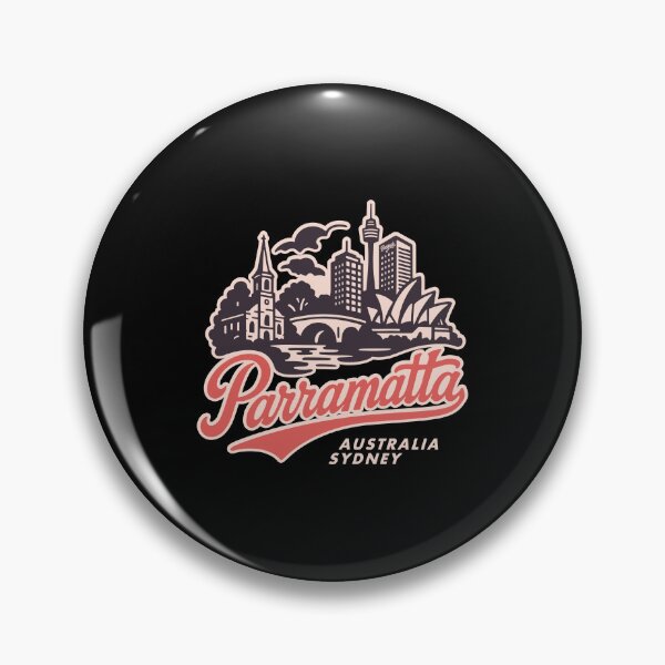 Item preview, Parramatta vintage skyline handlettering designed and sold by Boogosh.