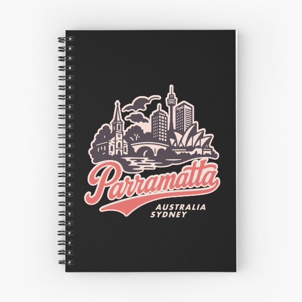 Item preview, Parramatta vintage skyline handlettering designed and sold by Boogosh.