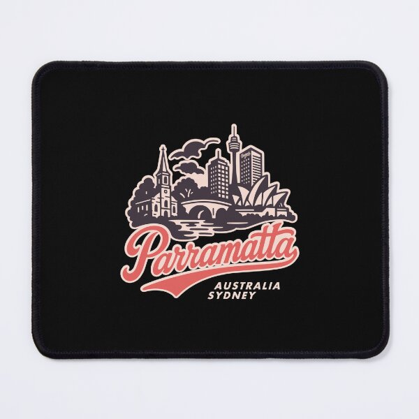 Item preview, Parramatta vintage skyline handlettering designed and sold by Boogosh.