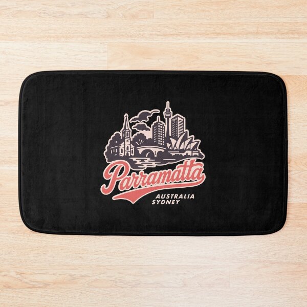 Item preview, Parramatta vintage skyline handlettering designed and sold by Boogosh.