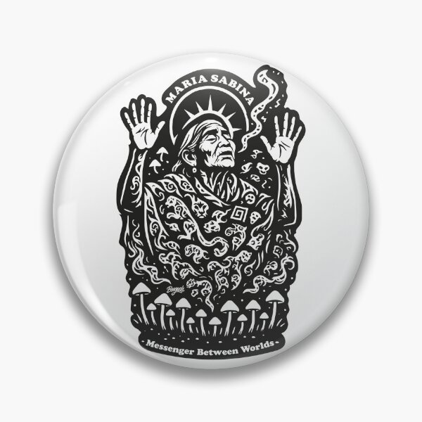 Item preview, María Sabina Mushroom Priestess Vision designed and sold by Boogosh.