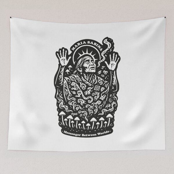 Item preview, María Sabina Mushroom Priestess Vision designed and sold by Boogosh.