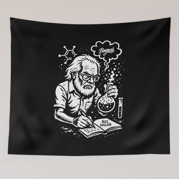 Item preview, Alexander Shulgin Psychedelic Chemistry Legend designed and sold by Boogosh.
