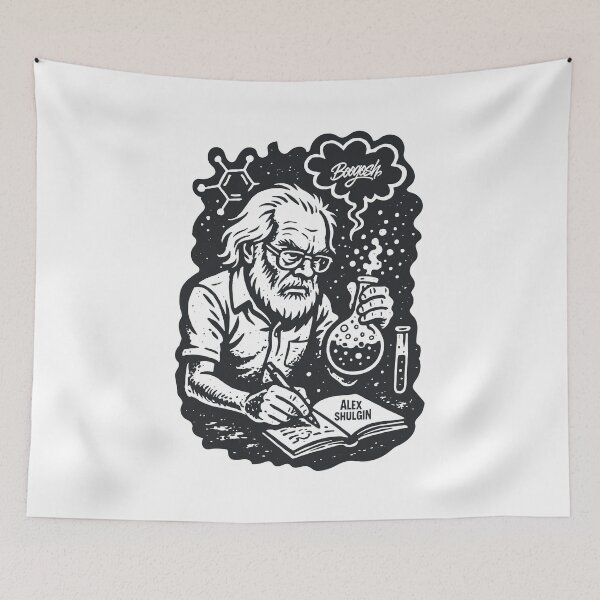 Item preview, Alexander Shulgin Psychedelic Pioneer designed and sold by Boogosh.