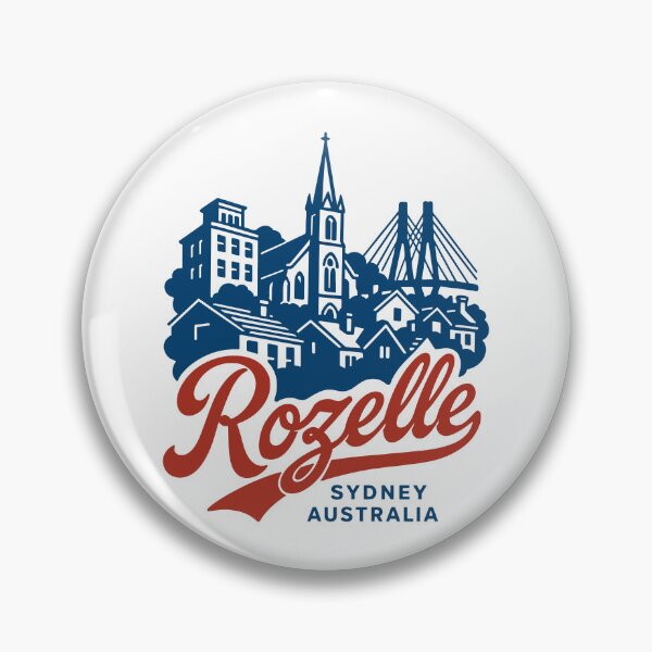 Item preview, Rozelle Sydney Skyline Lettering designed and sold by Boogosh.