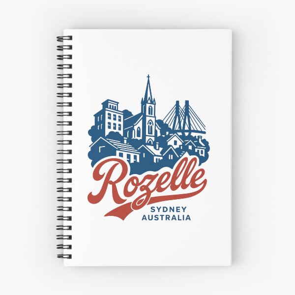 Item preview, Rozelle Sydney Skyline Lettering designed and sold by Boogosh.