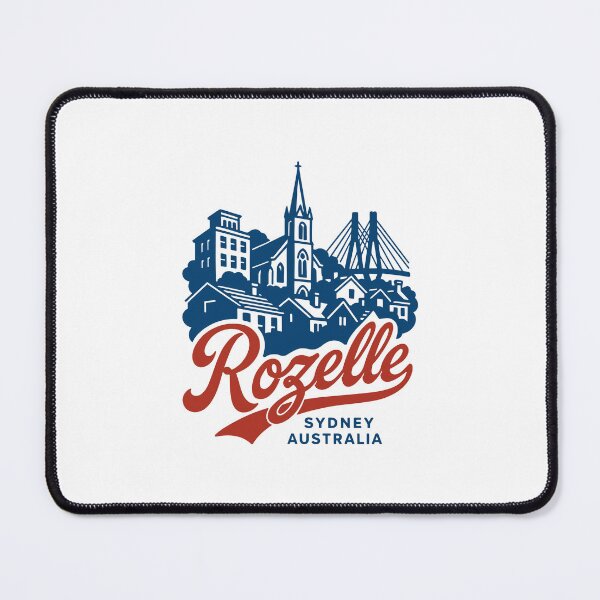 Item preview, Rozelle Sydney Skyline Lettering designed and sold by Boogosh.