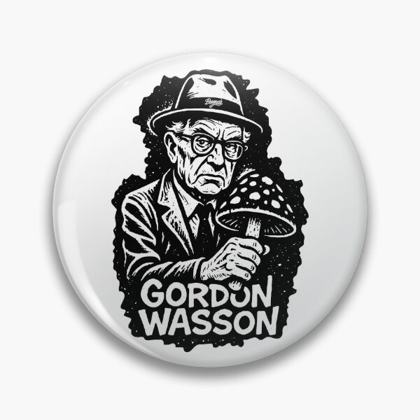 Item preview, Gordon Wasson psychedelic mushroom pioneer designed and sold by Boogosh.