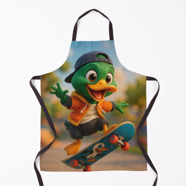 Item preview, Skater Mallard Duck designed and sold by Sillytoe.