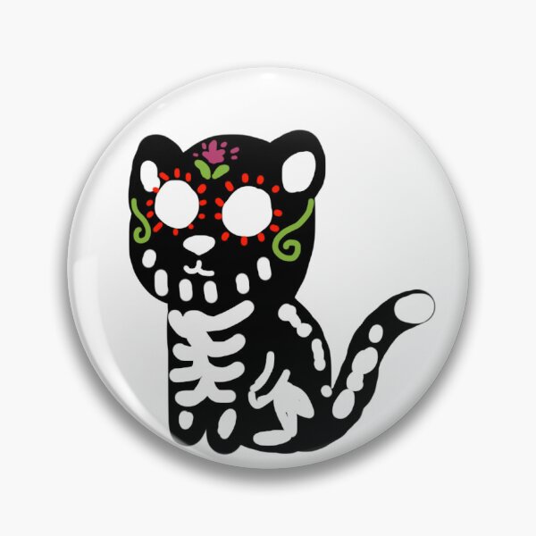 Item preview, Sugerskull Spooky kitty designed and sold by StephDragonness.