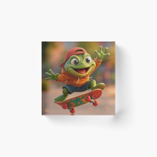 Item preview, Skater Marsh Frog designed and sold by Sillytoe.