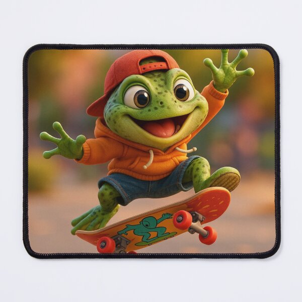Item preview, Skater Marsh Frog designed and sold by Sillytoe.