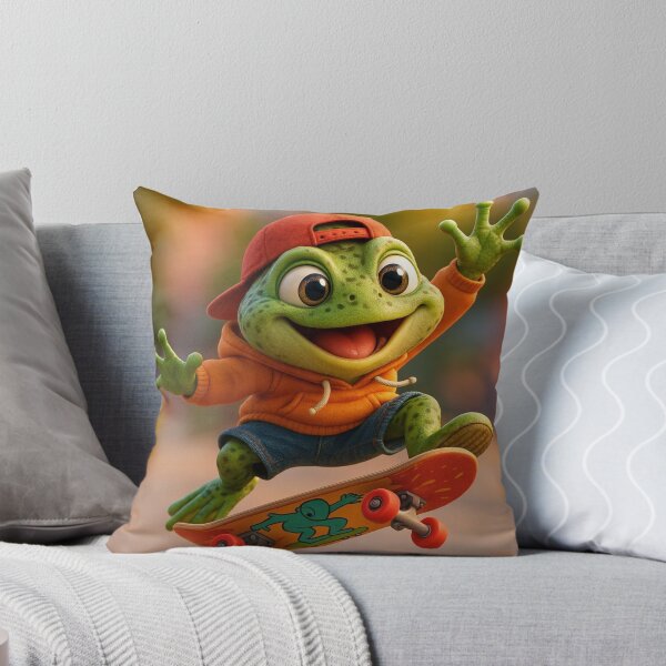 Item preview, Skater Marsh Frog designed and sold by Sillytoe.