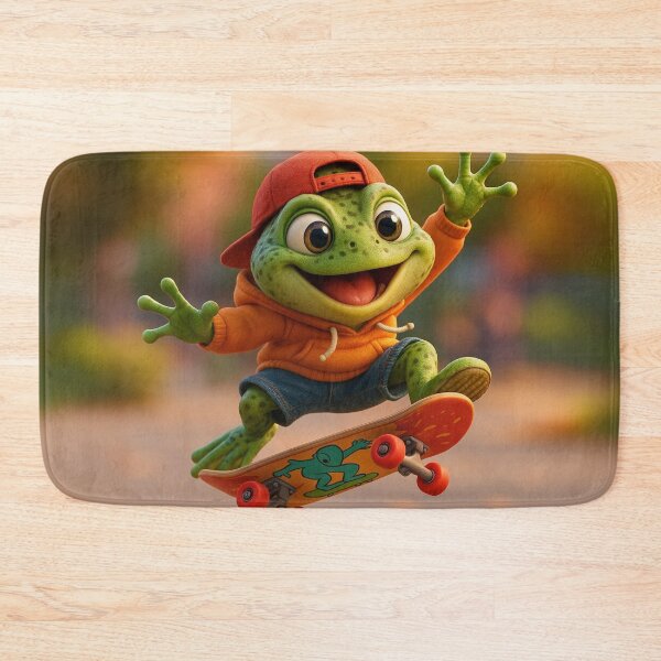Item preview, Skater Marsh Frog designed and sold by Sillytoe.