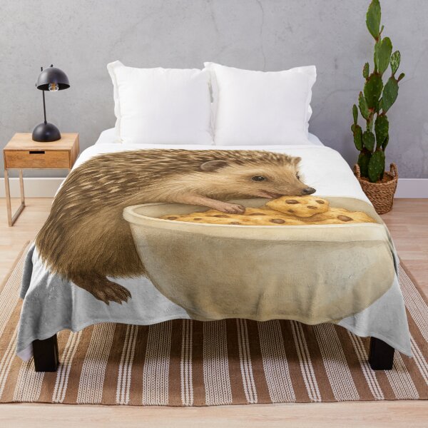 Item preview, Hedgehog Eating Cookie Dough designed and sold by thehaywirehoney.
