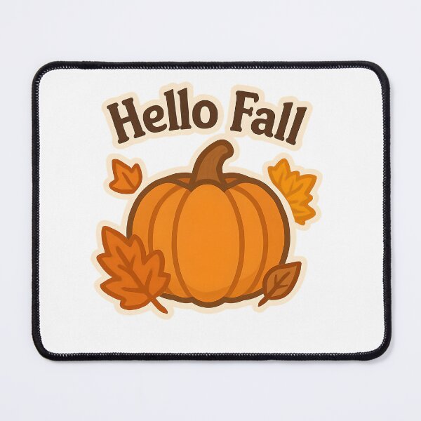 Item preview, Hello Fall Pumpkin Leaves designed and sold by passiveprincess.