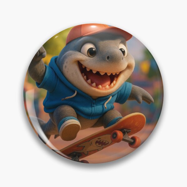 Item preview, Skater Megalodon Shark designed and sold by Sillytoe.