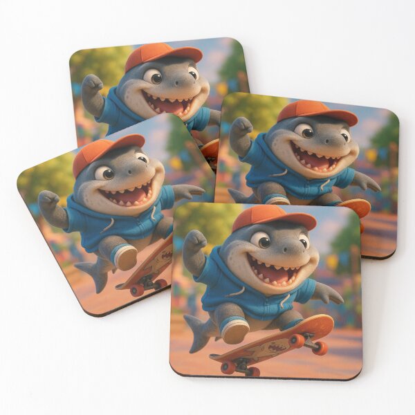 Item preview, Skater Megalodon Shark designed and sold by Sillytoe.
