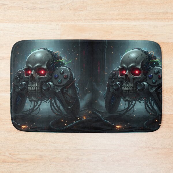 Item preview, Dark Cyberpunk Gamer Skull designed and sold by Doppelganger Studios.