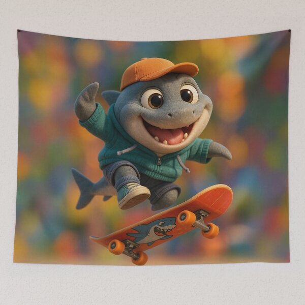 Item preview, Skater Megamouth Shark designed and sold by Sillytoe.