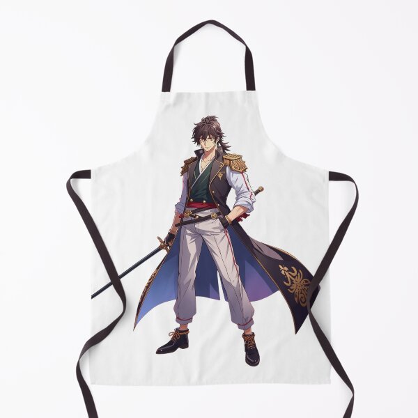 Item preview, Full-Body Anime Warrior with Sword designed and sold by Vectorfever.