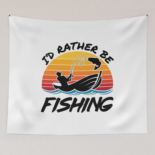 Item preview, I'd Rather Be Fishing Fisherman Fisherperson designed and sold by jaygo.