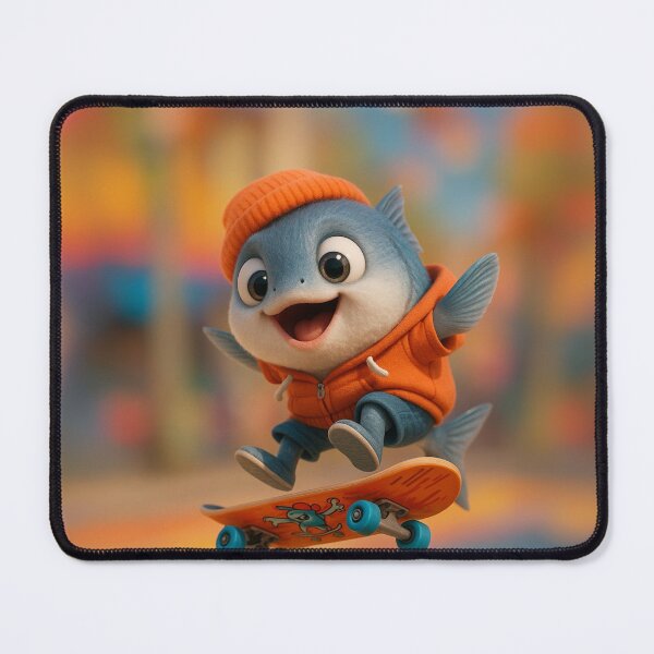 Item preview, Skater Milkfish  designed and sold by Sillytoe.