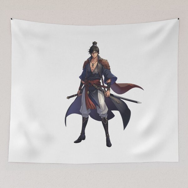 Item preview,  Anime Warrior with Sword designed and sold by Vectorfever.