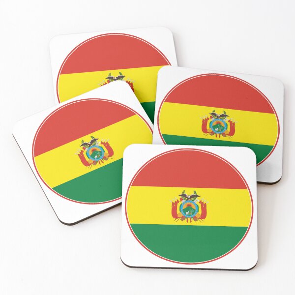 Item preview, Bolivia Flag Circle Coat of Arms Design designed and sold by NTGUILTY.