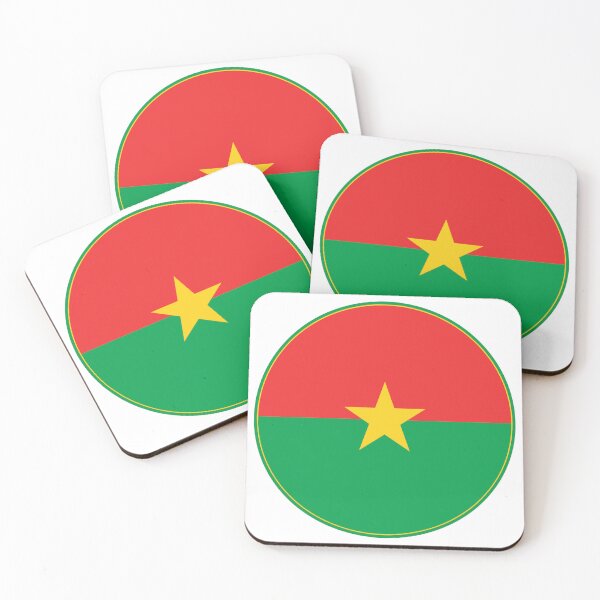 Item preview, Burkina Faso Flag Circle Star Design designed and sold by NTGUILTY.