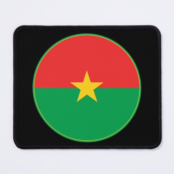 Item preview, Burkina Faso Flag Circle Star Design designed and sold by NTGUILTY.