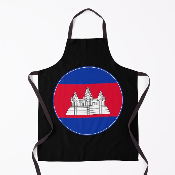 Item preview, Cambodia Flag Circle Angkor Wat Temple designed and sold by NTGUILTY.
