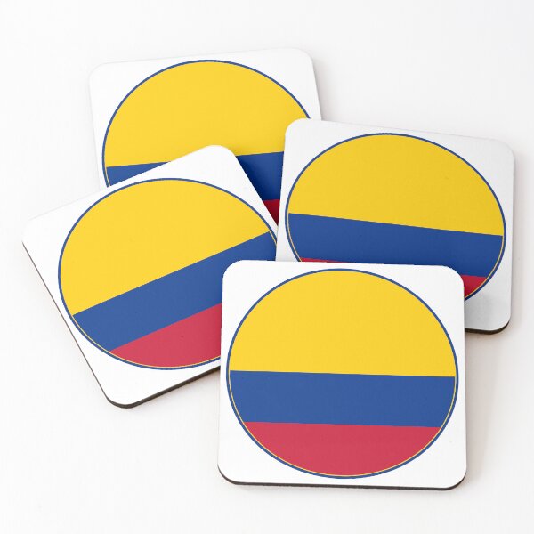 Item preview, Colombia Flag Circle Yellow Blue Red Design designed and sold by NTGUILTY.