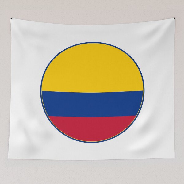 Item preview, Colombia Flag Circle Yellow Blue Red Design designed and sold by NTGUILTY.