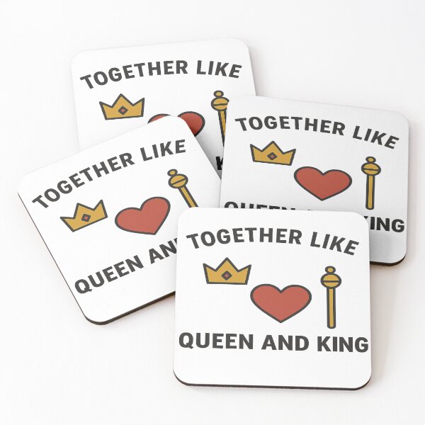Item preview, Together Like Queen and King – Symbols of Love designed and sold by RyoSaeba90.