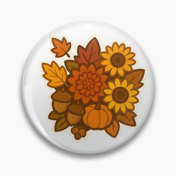Item preview, Festive Fall Floral Flower Bouquet  designed and sold by passiveprincess.