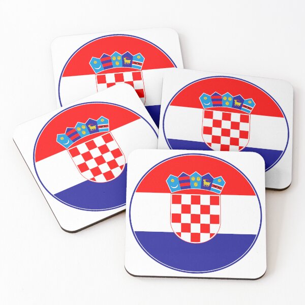 Item preview, Croatia Flag Circle Coat of Arms Design designed and sold by NTGUILTY.