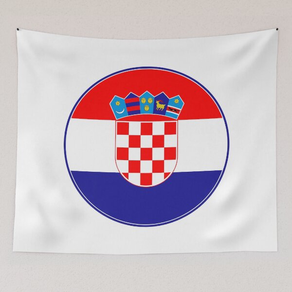 Item preview, Croatia Flag Circle Coat of Arms Design designed and sold by NTGUILTY.