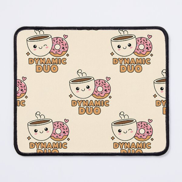 Item preview, Kawaii Dynamic Coffee and Donut Duo designed and sold by EsenciaZen.