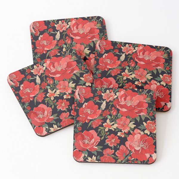 Item preview, Japanese Red Flower designed and sold by CoolPixels.