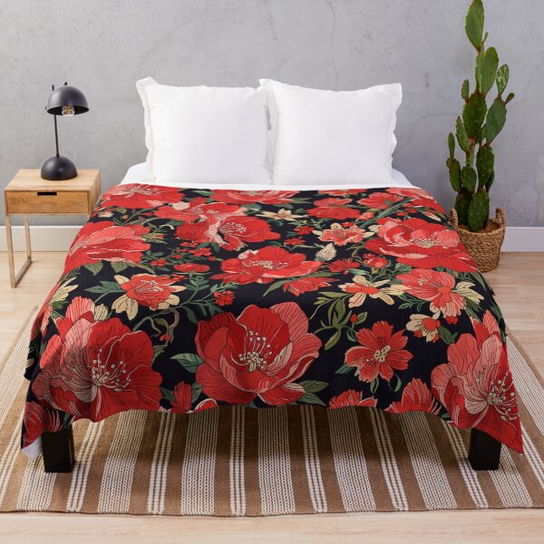 Item preview, Japanese Red Flower designed and sold by CoolPixels.