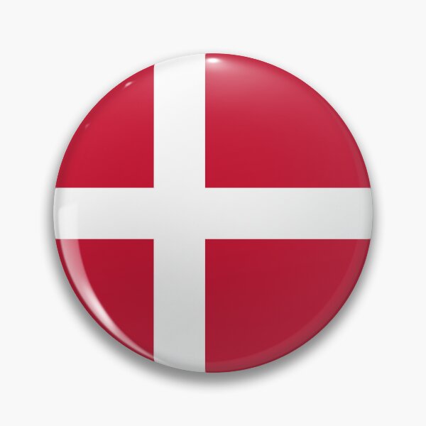 Item preview, Denmark Flag Circle Dannebrog Nordic Cross designed and sold by NTGUILTY.