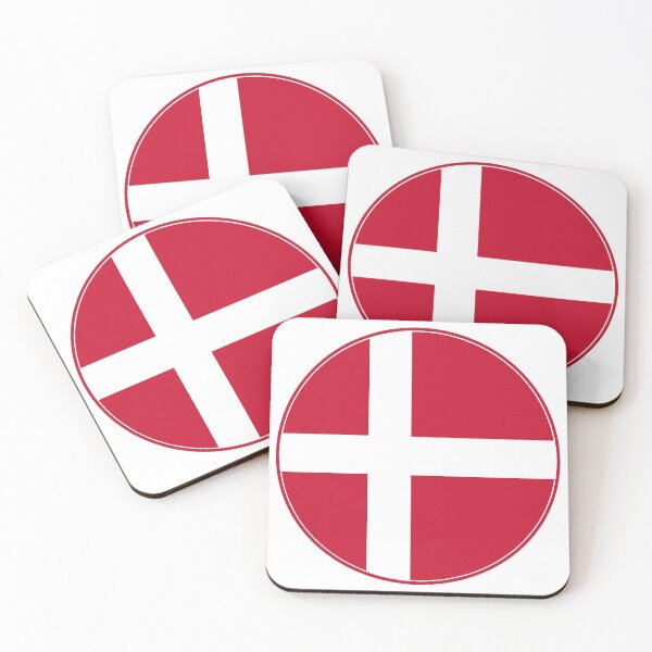 Item preview, Denmark Flag Circle Dannebrog Nordic Cross designed and sold by NTGUILTY.