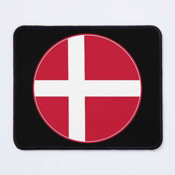 Item preview, Denmark Flag Circle Dannebrog Nordic Cross designed and sold by NTGUILTY.