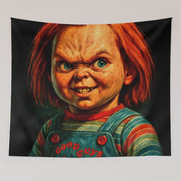 Item preview, Chucky Unleashed – 1980s Horror Poster designed and sold by Art's Diner.